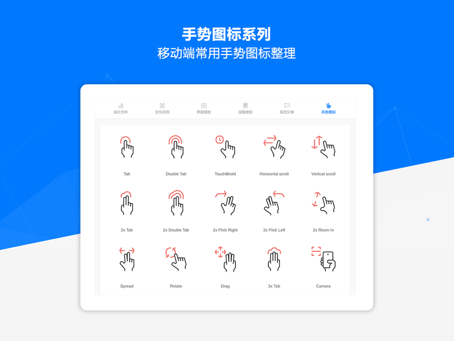 Axure PR IPAD移动端交互全套原型