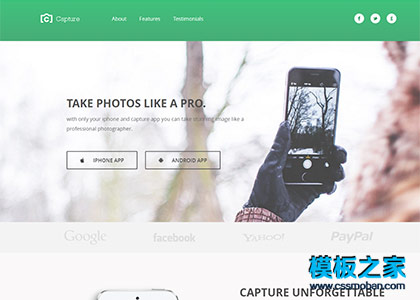 PHOTOS手机APPS应用官网模板下载