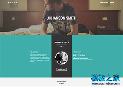 WebDesigner个人简历网站模板