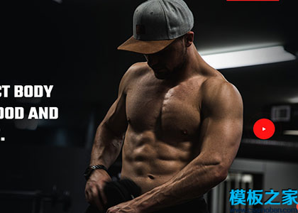 Fitness黑色炫酷最佳会员健身会所响应式web网站模板